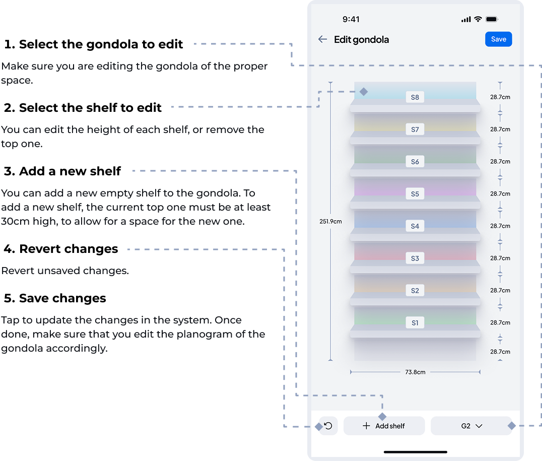 Editing Gondola Parameters